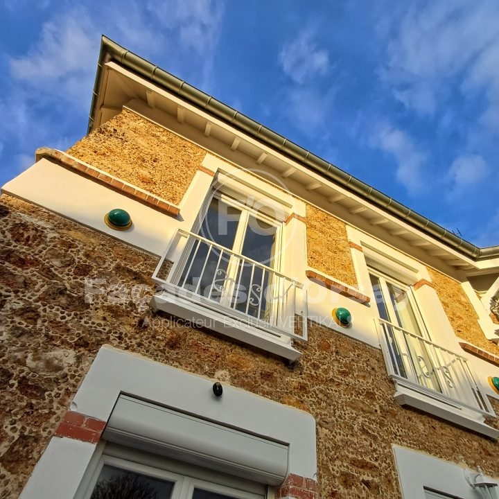 Peintures façades d'une maison à Palaiseau, 91477, Essonne